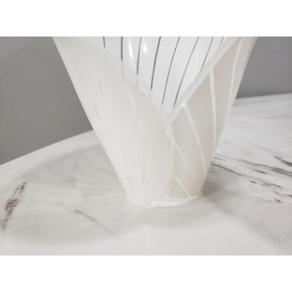 REPLACEMENT SHADE - Vintage Calla Lily Six‎ Shade Table Lamp White #2